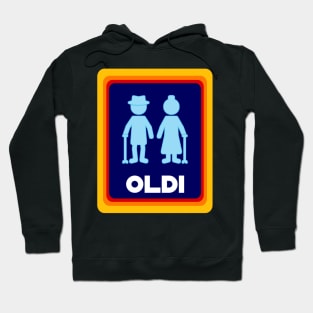 Oldi , funny old people icon Hoodie